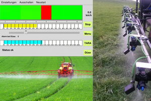 SprayMon display and SprayRay sensors